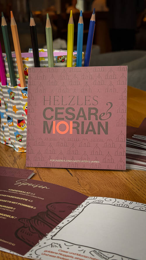 Cesar & Morian   Kinderpseisekarte Foto